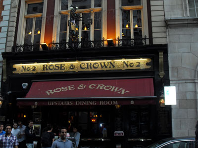 the rose and crown | park lane